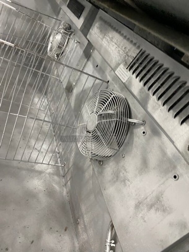 Migali Commercial Bar Back Beer Bottle Cooler! With 3 Sliding Stainless Steel Top Doors! Model: HBC95 SN: 2009020157 115V 1 Phase - Image 7 of 9