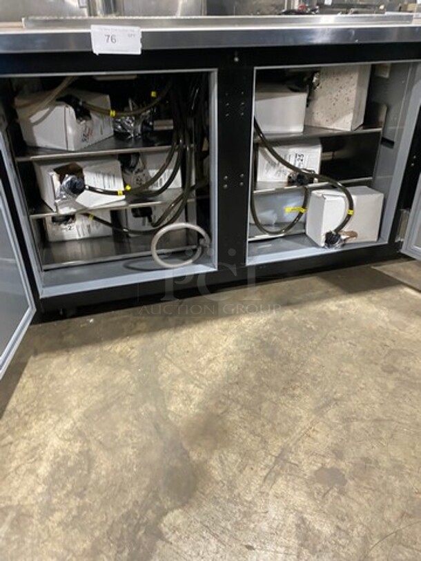 AMAZING! Beverage Air Commercial Refrigerated 10 Tap Cold Brew Coffee Kegerator! With 2 Door Storage Space Underneath! Model: WTR67AHCMMB SN: 13304505 115V 60HZ 1 Phase - Image 5 of 10