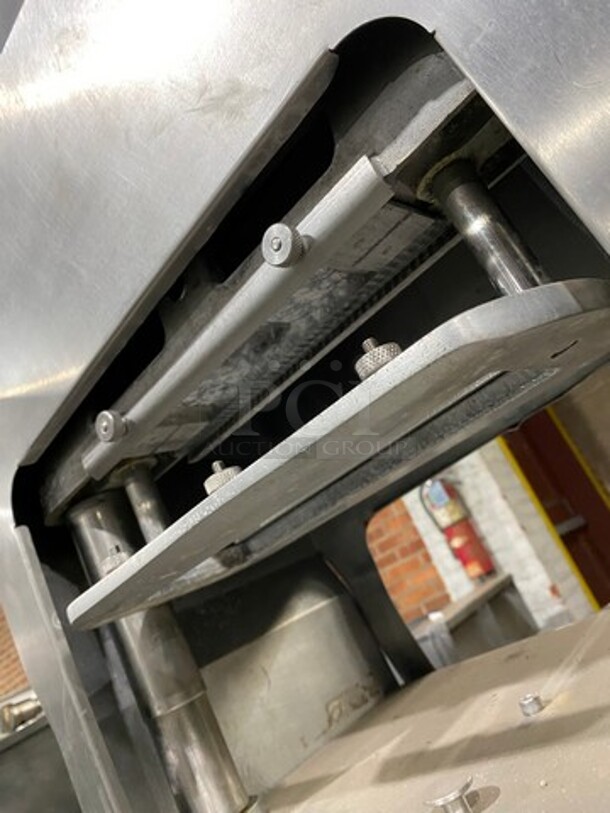 Jaccard Commercial Meat Tenderizer Machine! On Equipment Stand! All Stainless Steel! On Casters! WORKING WHEN REMOVED! Model: B93 SN: B2280 - Image 5 of 9