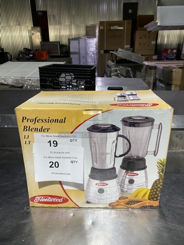 New In The Box Fleetwood Professional Blender! 120V 1 Phase! 