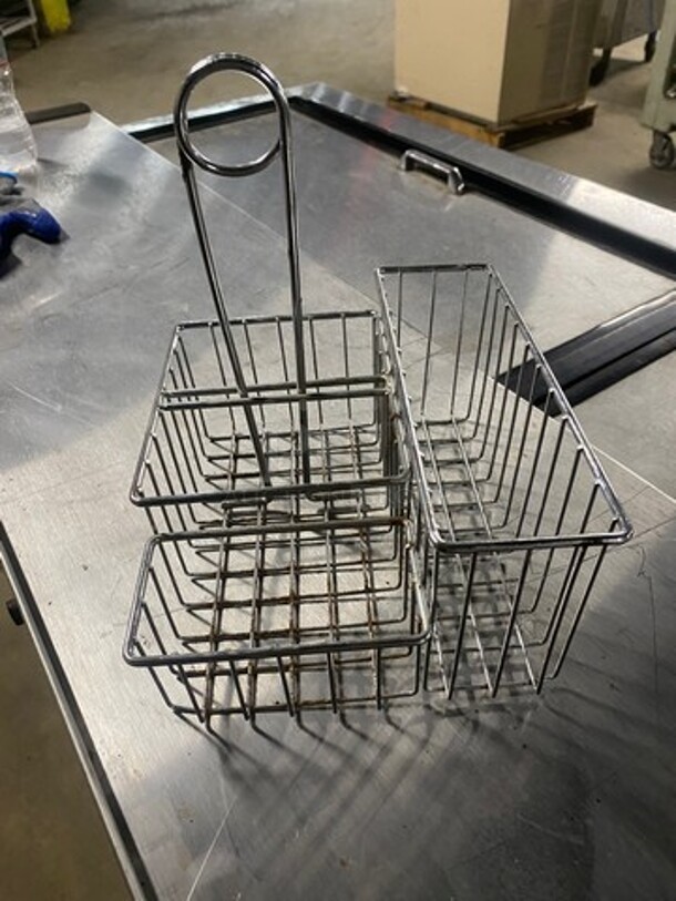 ALL ONE MONEY! Metal Countertop Condiment Caddy! - Image 4 of 7