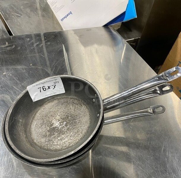 Vigor Stainless Steel Frying Pans! 3x Your Bid!