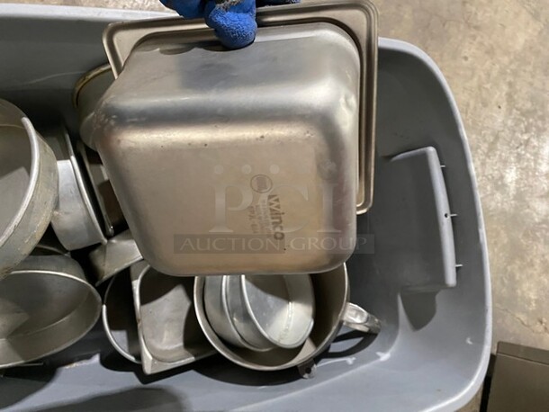 Lot Of Commercial Stainless Steel Round Pans & Mixed Size Drop Ins! All One Bid!  - Image 5 of 6