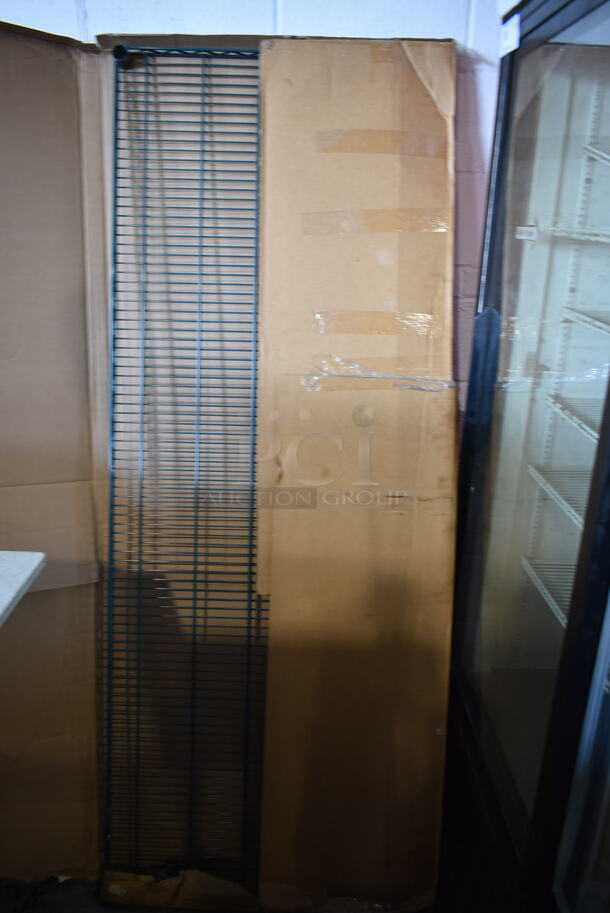 BRAND NEW IN BOX! Green Finish Wire Shelf. - Image 1 of 4