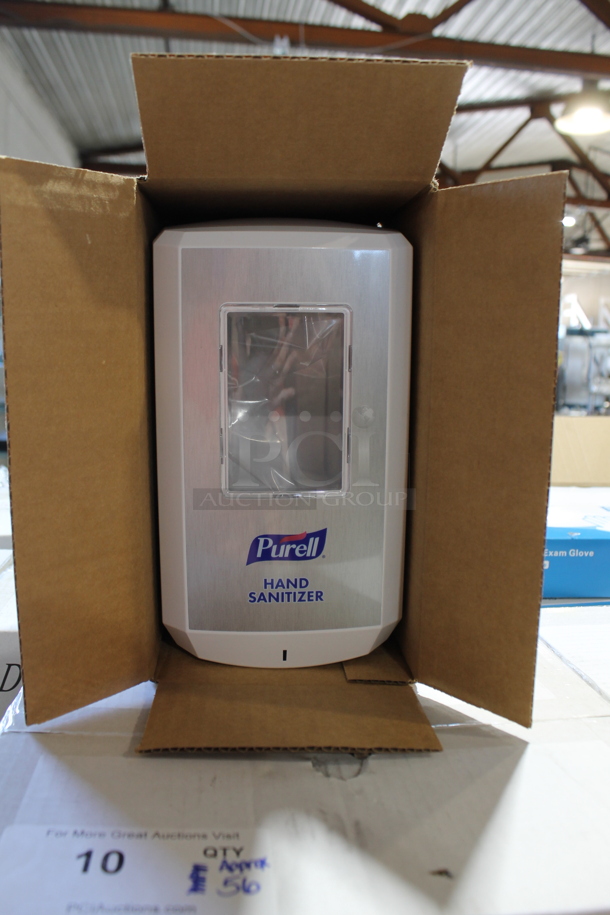 10 Boxes of BRAND NEW Purell 7820-01 Touch Free White Hand Sanitizer Dispensers. 10 Times Your Bid!