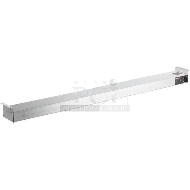 PALLET LOT of 50 BRAND NEW SCRATCH AND DENT! ServIt 423SWI60CP Stainless Steel Commercial 60" High Wattage Strip Warmer with Adjustable Infinite Controls and Cord. Stock Picture Used as Gallery. 50 Times Your Bid! - Image 1 of 7
