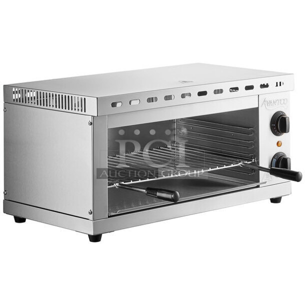 PALLET LOT of 6 BRAND NEW SCRATCH AND DENT! Avantco 177CHSME32M Stainless Steel Commercial Countertop Electric Powered 32" Cheese Melter. 208/240 Volts. Stock Picture Used as Gallery. 6 Times Your Bid! - Image 1 of 5