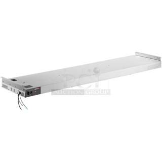 BRAND NEW SCRATCH AND DENT! 2023 ServIt 423SWTD60 60" High Wattage Double Strip Warmer with On/Off Toggle Controls and 3" Spacer. 120 Volts, 1 Phase. 