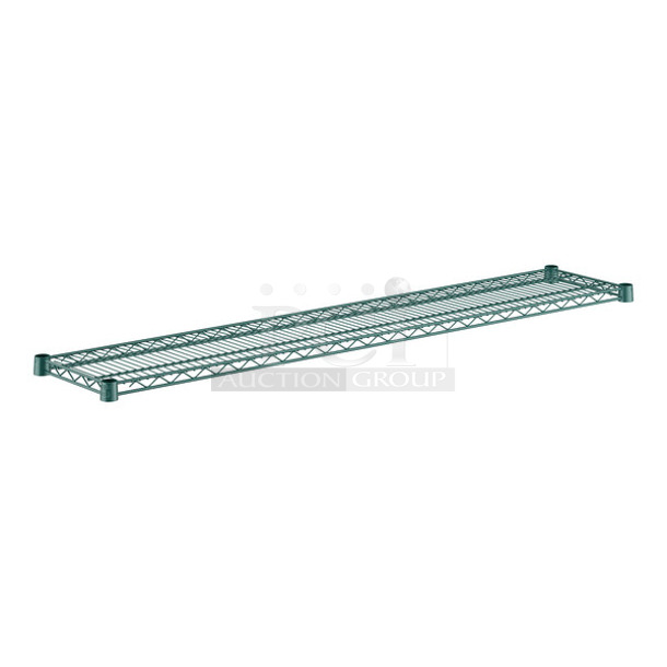 2 BRAND NEW SCRATCH AND DENT! Regency 460EG1260 12" x 60" NSF Green Epoxy Wire Shelf. 2 Times Your Bid! - Image 1 of 5