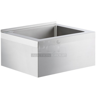 BRAND NEW SCRATCH AND DENT! Regency 600SM16206 Stainless Steel Mop Sink (20" x 16" x 6")