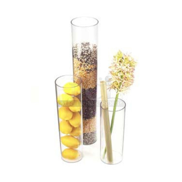 2 Boxes of BRAND NEW! Cal-Mil 872-24 Accent Display Tube 4"x4"x24". 2 Times Your Bid! - Image 1 of 3