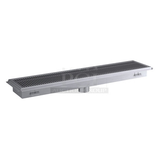BRAND NEW SCRATCH AND DENT! Regency 600FT1254SS 12" x 54" 14-Gauge Stainless Steel Floor Trough with Grate