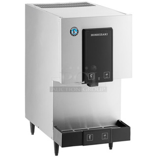 BRAND NEW SCRATCH AND DENT! 2024 Hoshizaki DCM-271BAH Stainless Steel Commercial Countertop Ice Maker and Water Dispenser - 10 lb. Storage. Goes GREAT w/ Lot 52!