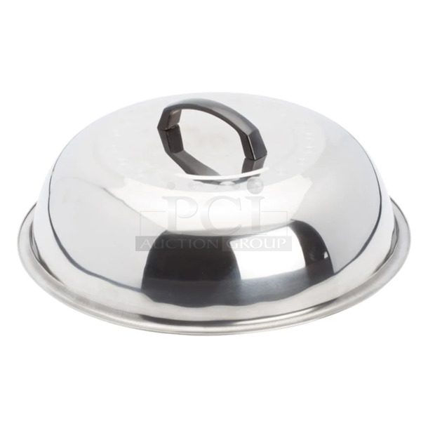 9 BRAND NEW! Winco Stainless Steel Dome Wok Lids Including WKCS-14, WKCS-15, WKCS-18. 14.5x14.5x12, 17.5x17.5x4. 9 Times Your Bid!  - Image 1 of 8