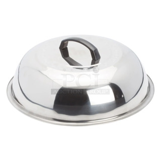 9 BRAND NEW! Winco Stainless Steel Dome Wok Lids Including WKCS-14, WKCS-15, WKCS-18. 14.5x14.5x12, 17.5x17.5x4. 9 Times Your Bid! 