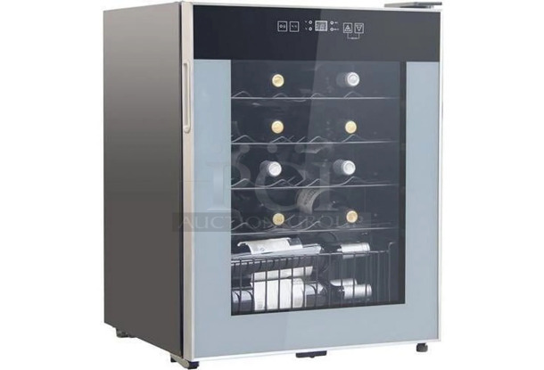 BRAND NEW SCRATCH AND DENT! Avanti WC24T2P 19" Freestanding 24 Bottle Wine Cooler Merchandiser. 115 Volts, 1 Phase. Tested and Working! - Image 1 of 8