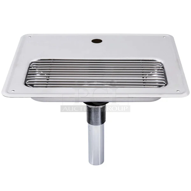 BRAND NEW SCRATCH AND DENT! T&S B-1231 Stainless Steel Die Stamped Drip Pan - Image 1 of 4