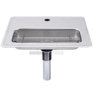 BRAND NEW SCRATCH AND DENT! T&S B-1231 Stainless Steel Die Stamped Drip Pan