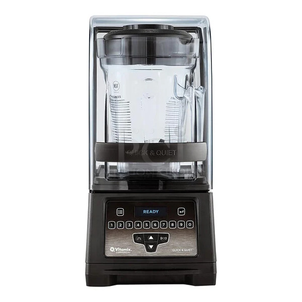 BRAND NEW SCRATCH AND DENT! Vita-Mix VM0145 Quick and Quiet 2.7 hp Blender with Sound Enclosure and 40 oz. Container. 120 Volts, 1 Phase. Tested and Working! - Image 1 of 6