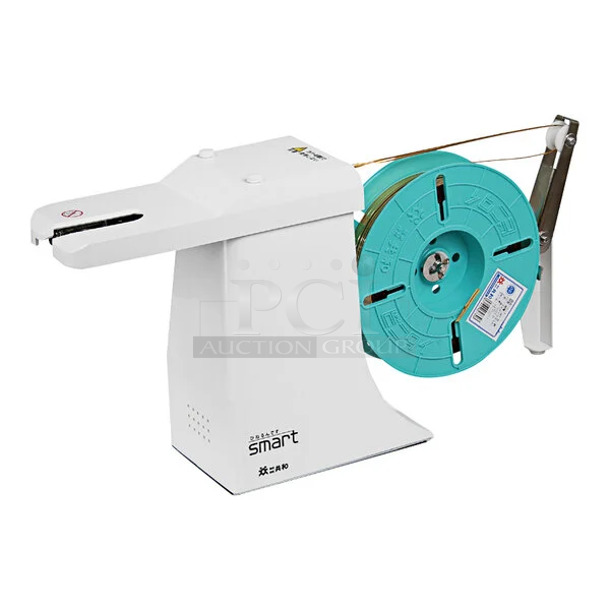 BRAND NEW SCRATCH AND DENT! Tach-It 3560 Semi-Automatic Twist Tie Machine with 1/2" Diameter Capacity. 110 Volts, 1 Phase.  - Image 1 of 8