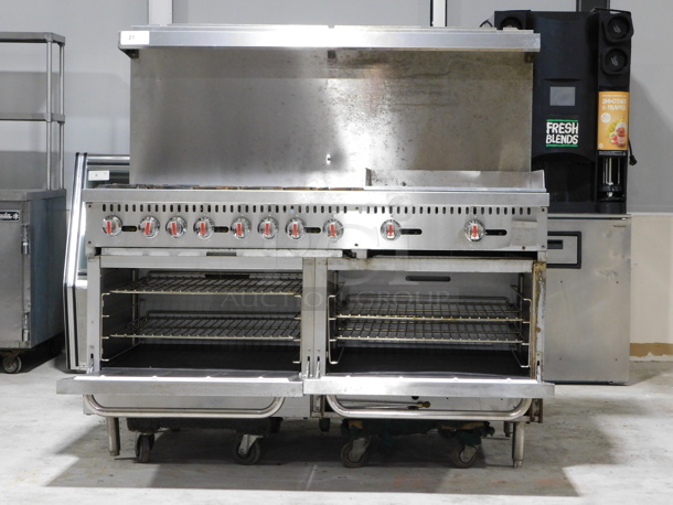 CPG G24-N 60" 6 Burner Gas Range w/ Griddle & (2) Standard Ovens
 - Image 8 of 8