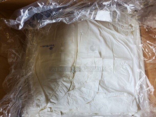 Full box Posi Wear White antistat, coverall, elastic wrist and ankle  - Image 3 of 3
