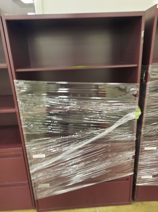 Metal Filing Cabinets With Shelves. Comes With Keys. 4 Times Your Bid! (Main Building)  - Image 3 of 6