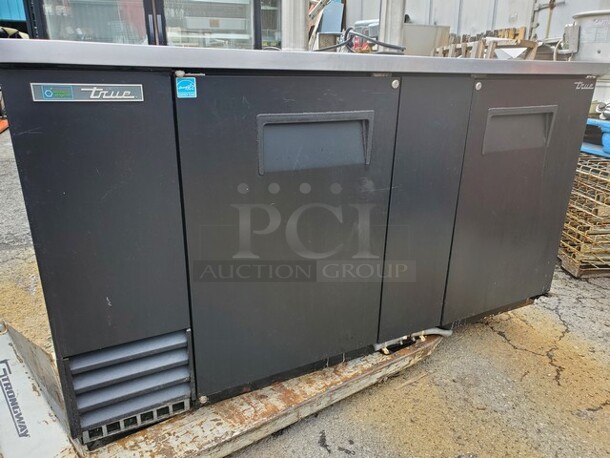 True TDD-3-HC Top Draft Beer Cooler| Two Section Solid Door Back Bar Cooler|115V 69X28X37 Like New! - Image 2 of 8