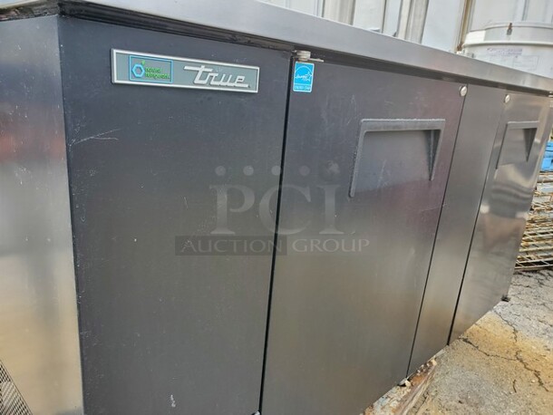 True TDD-3-HC Top Draft Beer Cooler| Two Section Solid Door Back Bar Cooler|115V 69X28X37 Like New! - Image 7 of 8