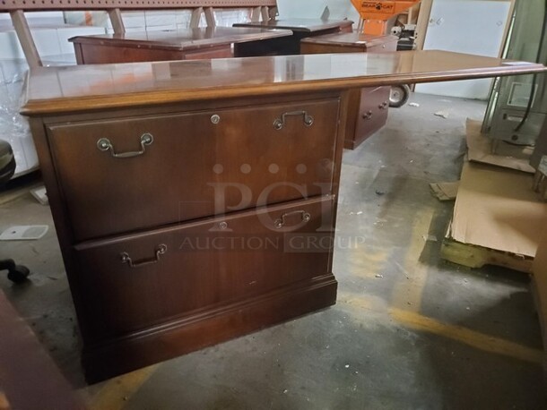 Solid Wood Desk 60X19X30 - Image 1 of 4