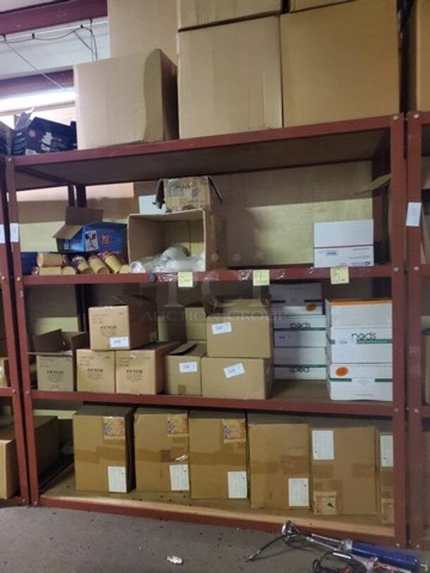 Metal Storage Rack (It must be removed by the buyer) 80X21X79 Content not included - Image 1 of 2
