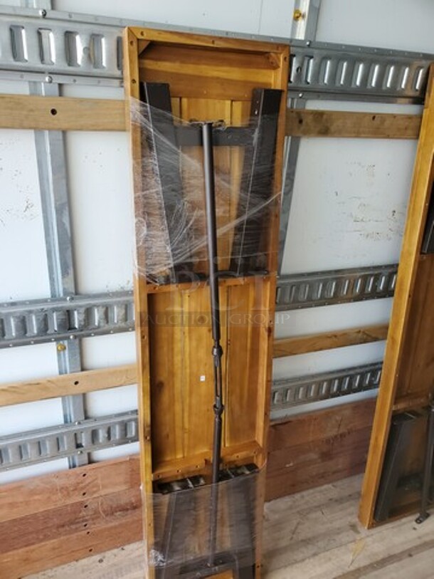 Lot of 2 Wooden Bench Seats - Image 3 of 4