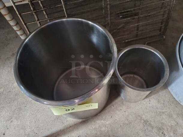 Lot of 2 Bain Marie Pots - Image 2 of 2