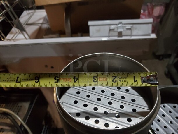 Lots of 6 Stainless Steel Dim Sum Steamers - Image 4 of 5