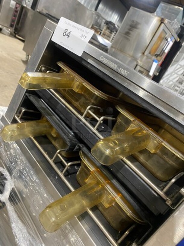 Amazing! Prine Castle Counter Top 4 Compartment Food Warmer! Model DHB-DDB Serial AA0001864! 120V 1 Phase! Working When Removed!  - Image 6 of 9