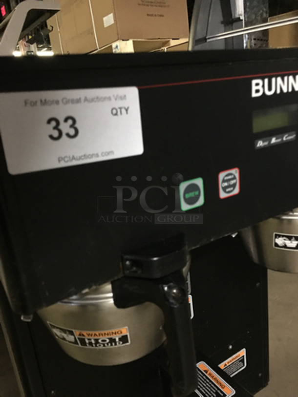 Bunn Commercial Countertop Dual Coffee Brewing/Dispensing Machine! With Hot Water Dispenser! All Stainless Steel Body! Model: DUALTFDBC SN: DUAL128967 120/208/240V 60HZ 1 Phase - Image 5 of 7