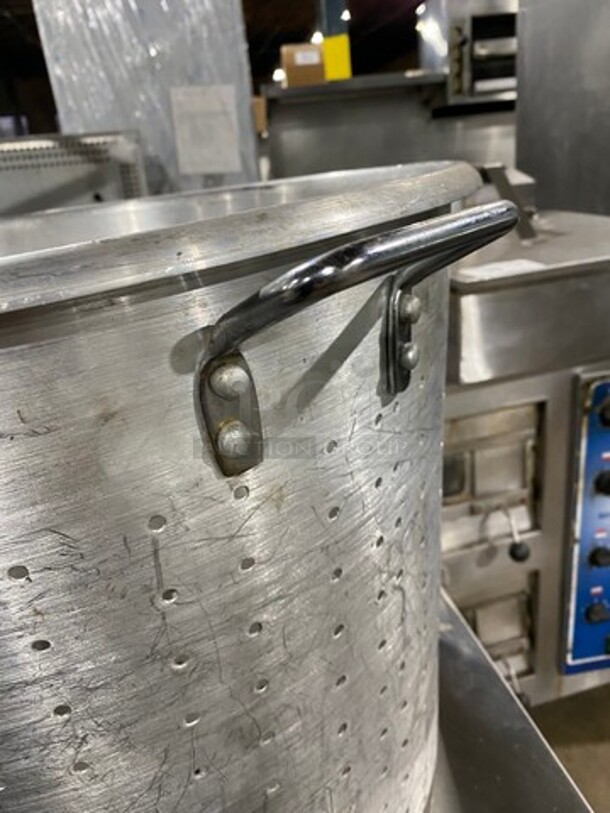 Metal Perforated Pot! With Handles! - Image 3 of 4