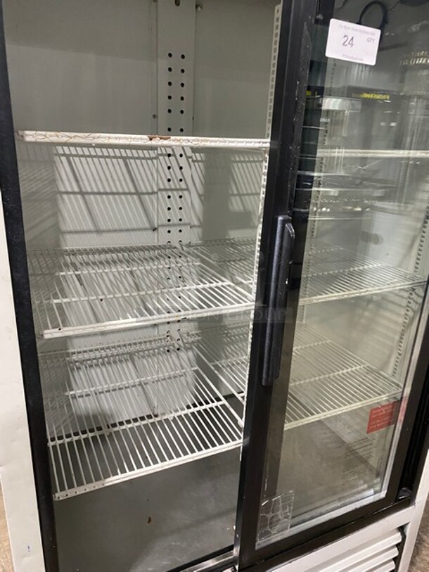 Turbo Air Commercial 2 Door Reach In Cooler Merchandiser! MODEL TGM-35 115V 1PH - Image 5 of 8