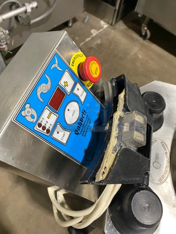 Sahveli Commercial Electric Powered VCM Vertical Cutter/Mixer/Mincer! Great For Meat, Dough, Vegetables! Perfect For All Your Hummus Needs! All Stainless Steel! Model: ZDKAYAKL SN: 0597 230/380V - Image 5 of 7