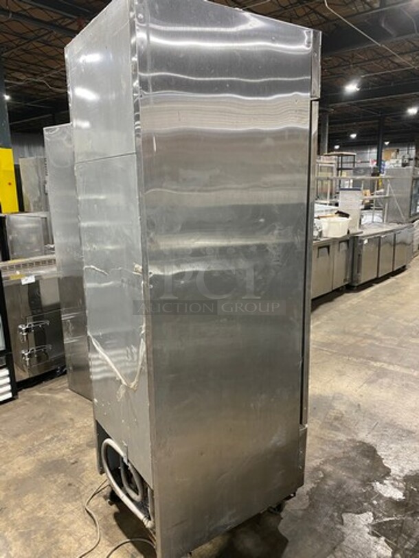 NICE! Turbo Air Commercial Single Door Reach In Freezer! With Racks! Solid Stainless Steel! On Casters! Model: TSF23SD SN: DF23011030 115V 60HZ 1 Phase - Image 2 of 9