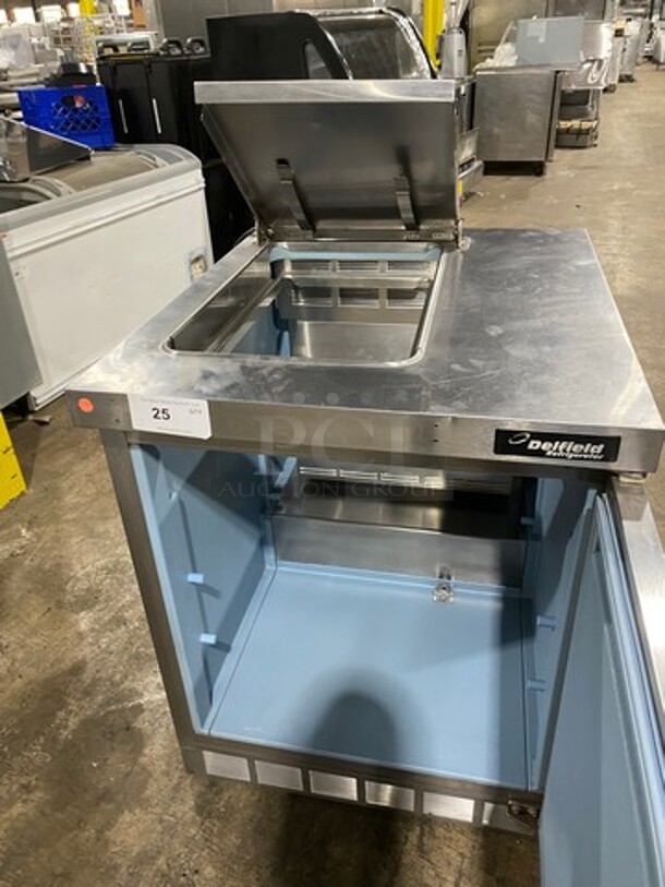 Delfield Commercial Single Door Lowboy/Worktop Cooler! All Stainless Steel! - Image 5 of 9