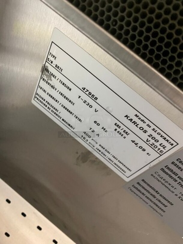 LANGER PASTORKALT KARLOS 200 UL Multi Deck Grab N Go Display Cooler Merchandiser! On Casters! 1-230V/60Hz  - Image 5 of 7