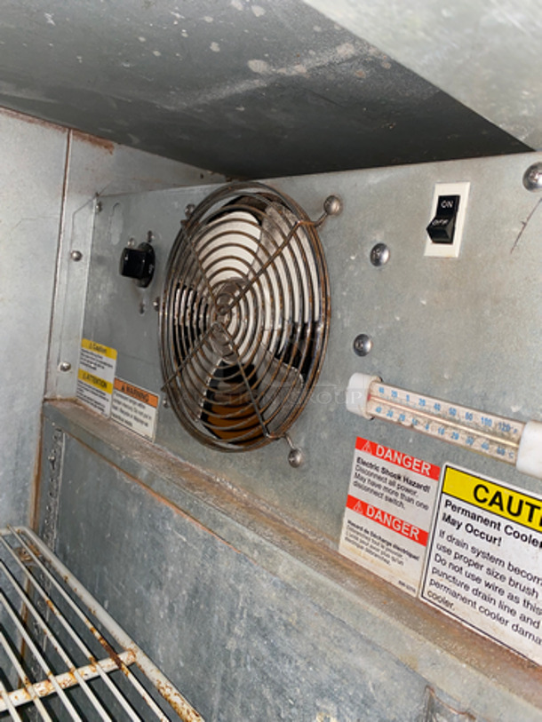 Beverage Air Commercial 2 Door Back Bar Cooler! With View Through Doors! With Poly Coated Racks! All Stainless Steel! Model: BB48GSY1S27LED SN: 11507923 115V 60HZ 1 Phase - Image 7 of 9