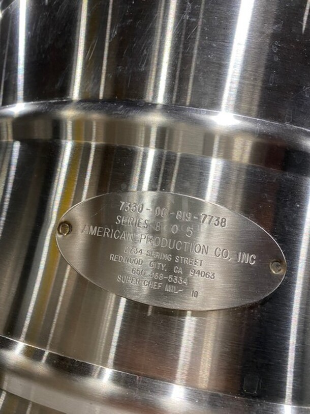 Super Chef Commercial Countertop Insulated Hot Or Cold Beverage Dispenser! Solid Stainless Steel! Model: MIL10 - Image 8 of 8