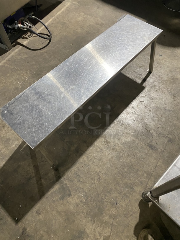 All Stainless Steel Commercial Over The Table Work Shelf! - Image 3 of 7