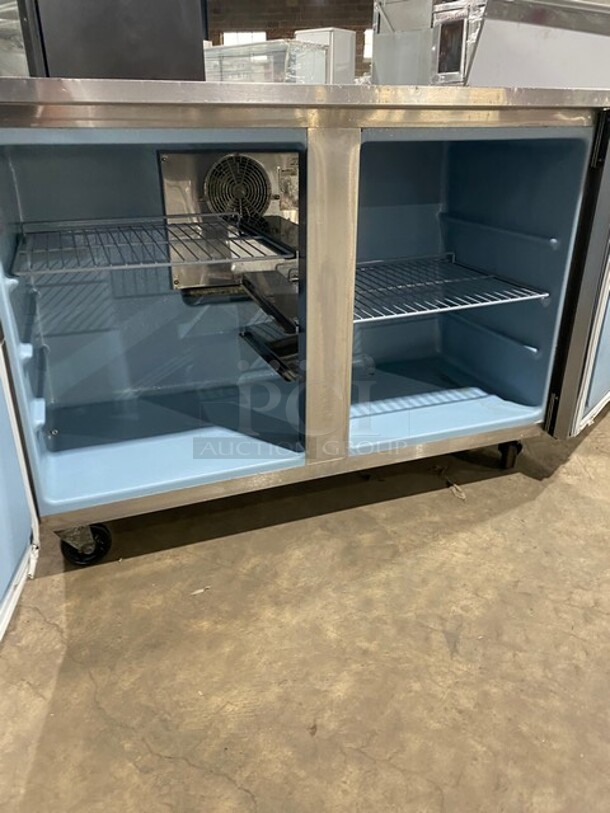 WOW! Delfield Manitowoc Commercial 2 Door Lowboy/Worktop Cooler! All Stainless Steel! Model: UC4048STAR! 115V 1PH! - Image 5 of 7