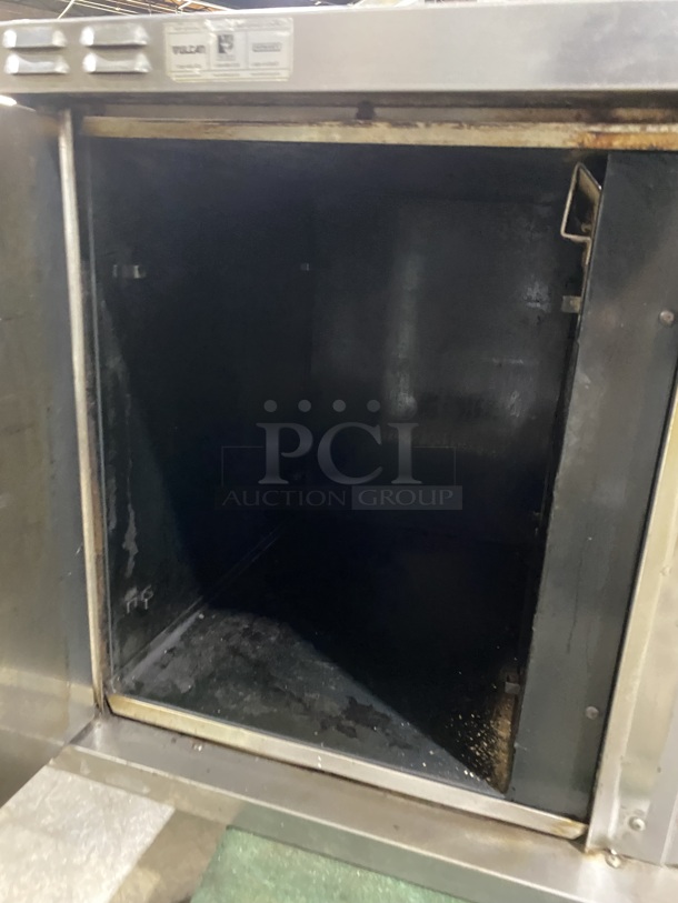 NICE! Vulcan Commercial Electric Powered Single Deck Half Sized Convection Oven! With View Through Door! All Stainless Steel! - Image 5 of 7