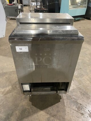 Beca Commercial Undercounter Glass Chiller! All Stainless Steel! On Legs! Model: BGFS124 SN: 00003123 115V