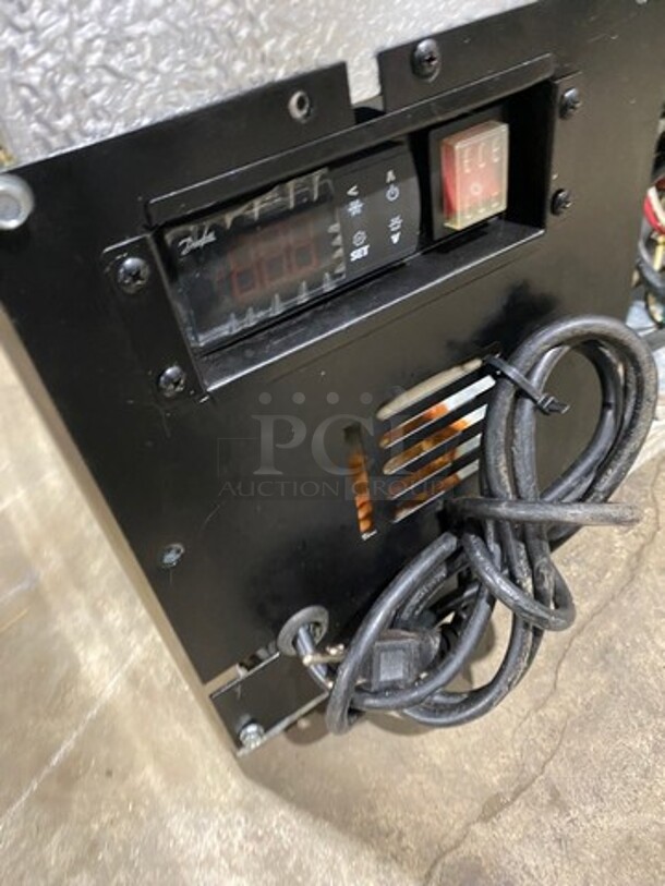 Universal Coolers Commercial Refrigerated Sandwich Prep Table! With 2 Door Underneath Storage Space! Poly Coated Racks! All Stainless Steel! REMOTE COMPRESSOR, NO COMPRESSOR! - Image 8 of 8