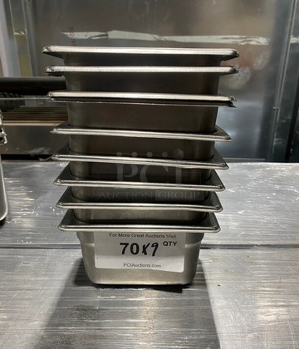 Commercial Steam Table/ Prep Table Food Pans! All Stainless Steel! 9x Your Bid! - Image 1 of 9